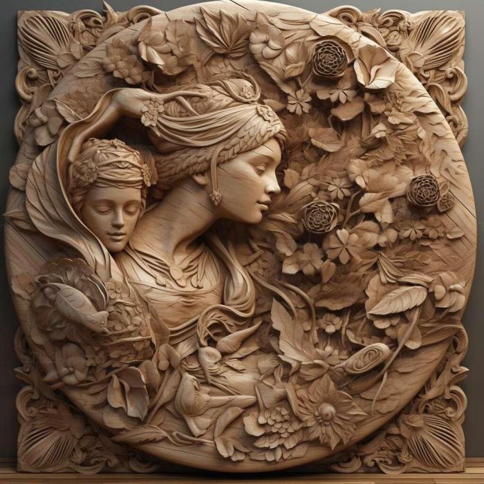 Patterns and decorations (stl Flacillula 2, PATTERN_1026) 3D models for cnc
